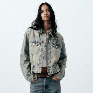NEW ZARA TRF DENIM JACKET Blue  $ 59.90 M